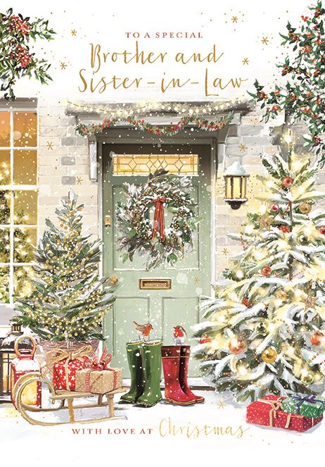 BROTHER AND SISTER IN LAW CHRISTMAS CARD