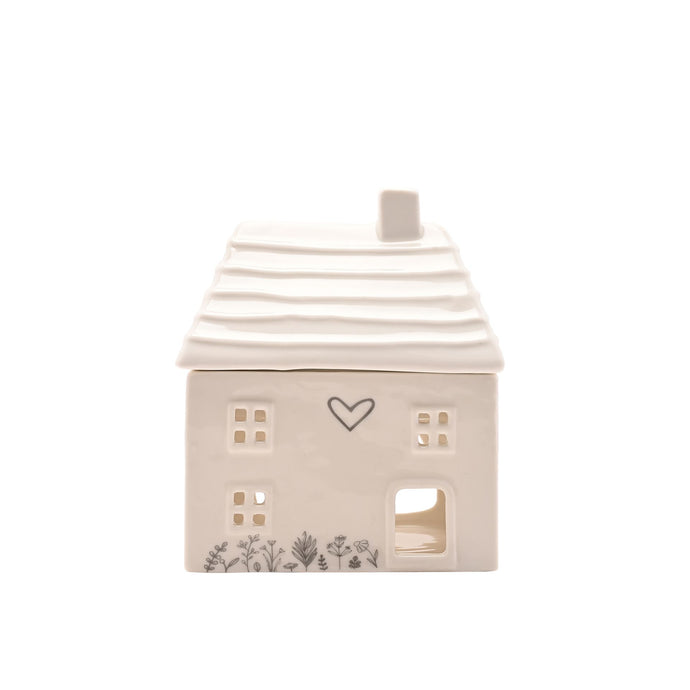 CERAMIC HOUSE WAX MELT BURNER