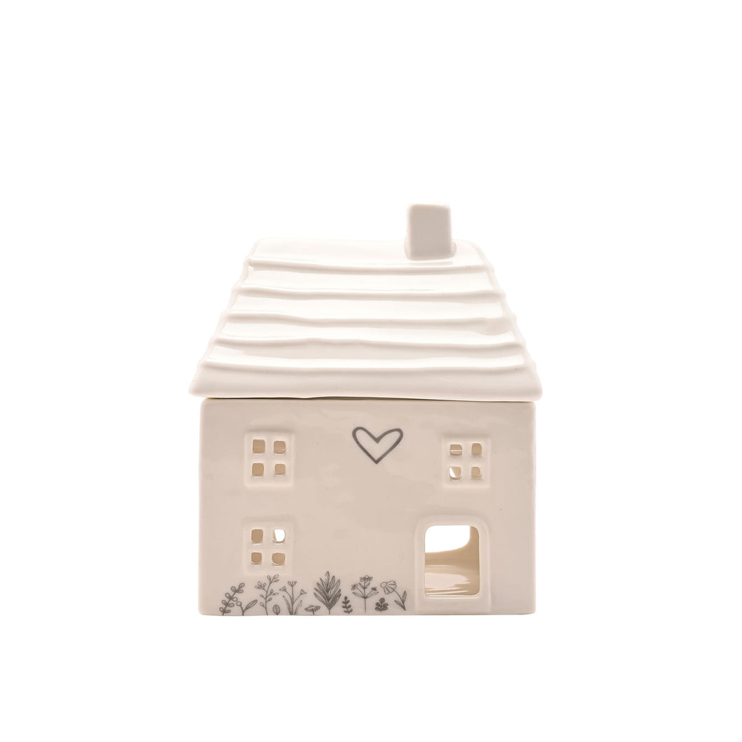 CERAMIC HOUSE WAX MELT BURNER