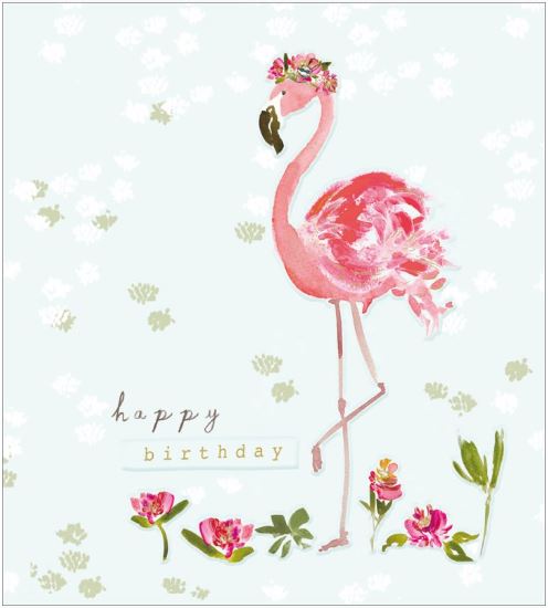 HAPPY BIRTHDAY FLAMINGO