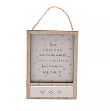 WOODEN SAYING HANGING PLAQUE