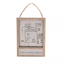 WOODEN SAYING HANGING PLAQUE