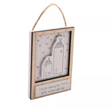 WOODEN SAYING HANGING PLAQUE