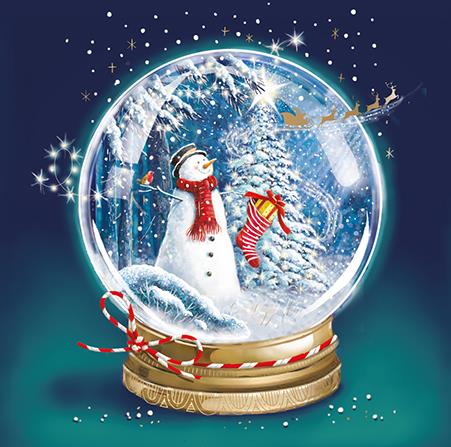 SNOWGLOBE BOX CARDS