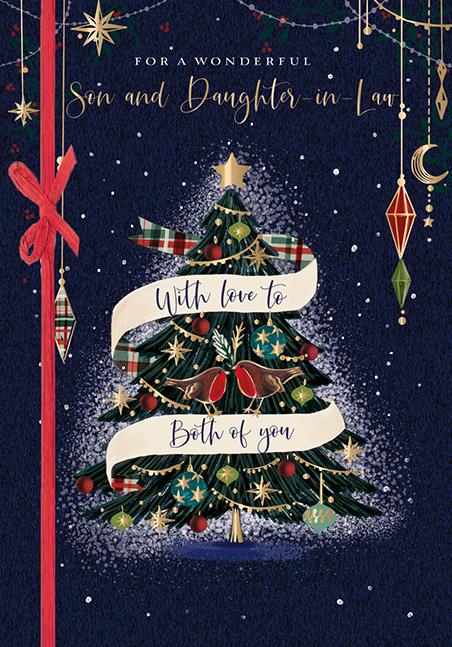 SON & DAUGHTER-IN-LAW CHRISTMAS CARD
