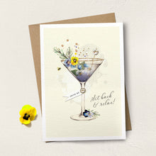 MARTINI, SIT BACK AND RELAX CARD