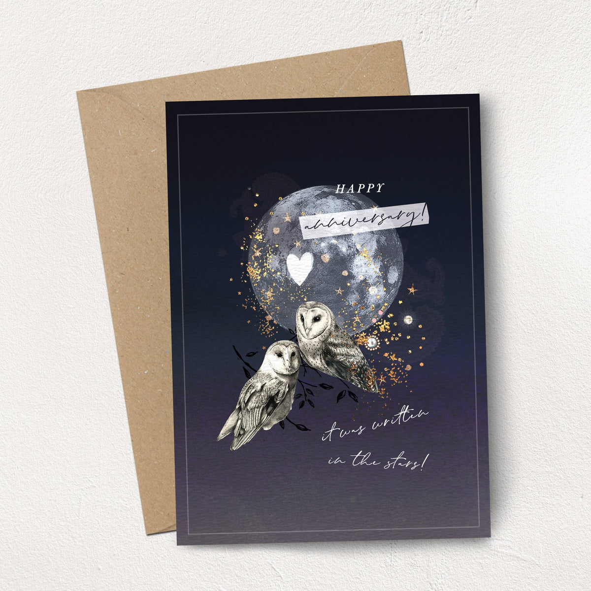 OWL ANNIVERSARY CARD