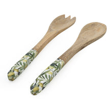 OLIVE MANGO WOOD SERVING SPOONS
