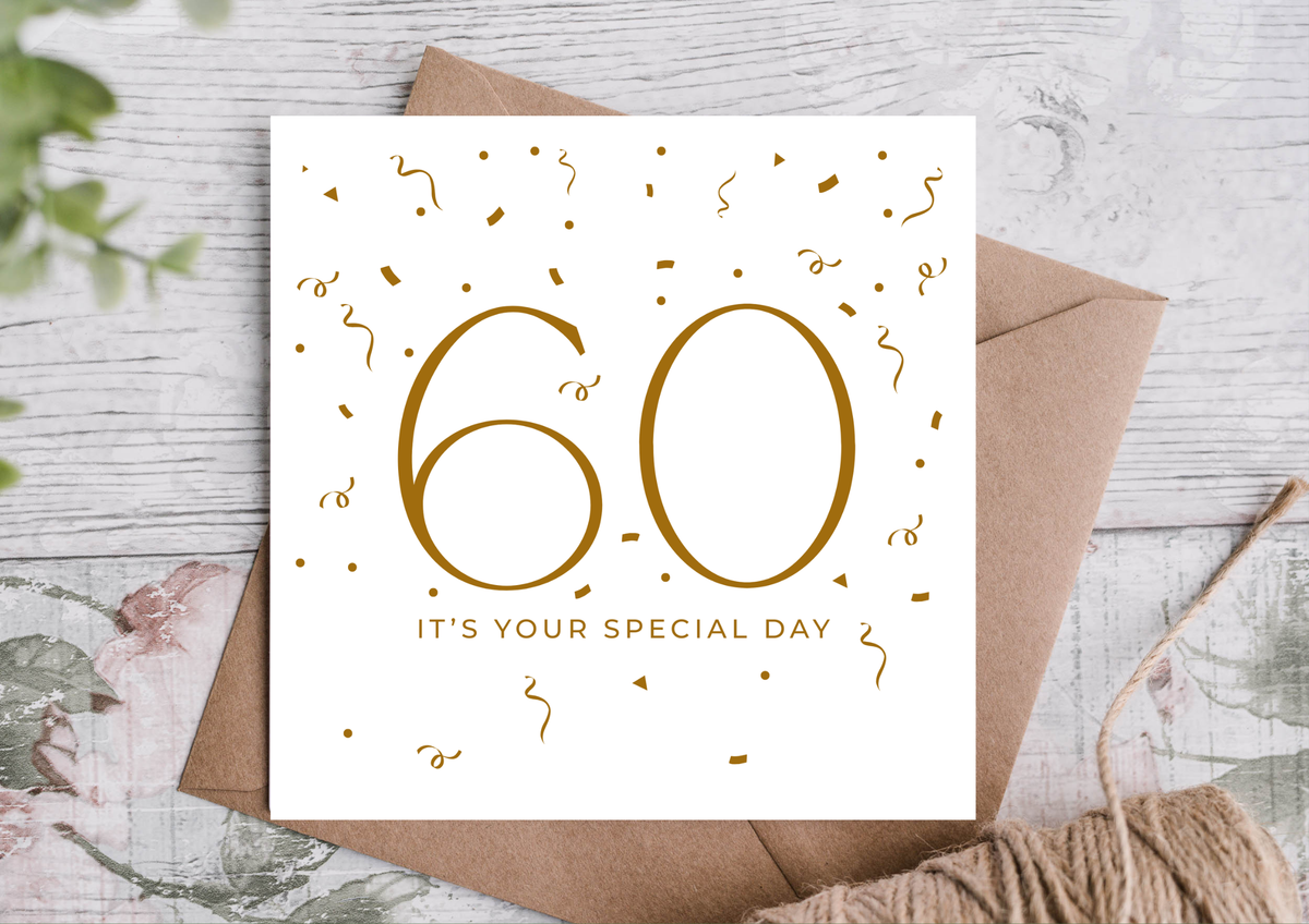 60 CELEBRATE IN STYLE CARD