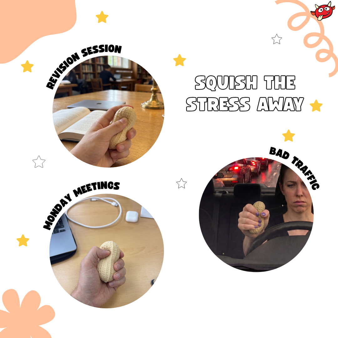 Stress Nuts | Christmas Novelty Gifts | Squishy Squeeze Toy