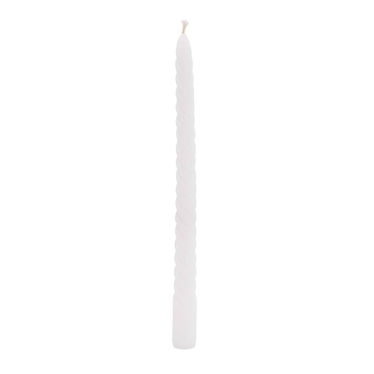 WHITE TWISTED CANDLES
