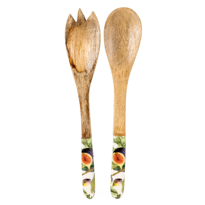 FIG MANGO WOOD SERVING SPOONS