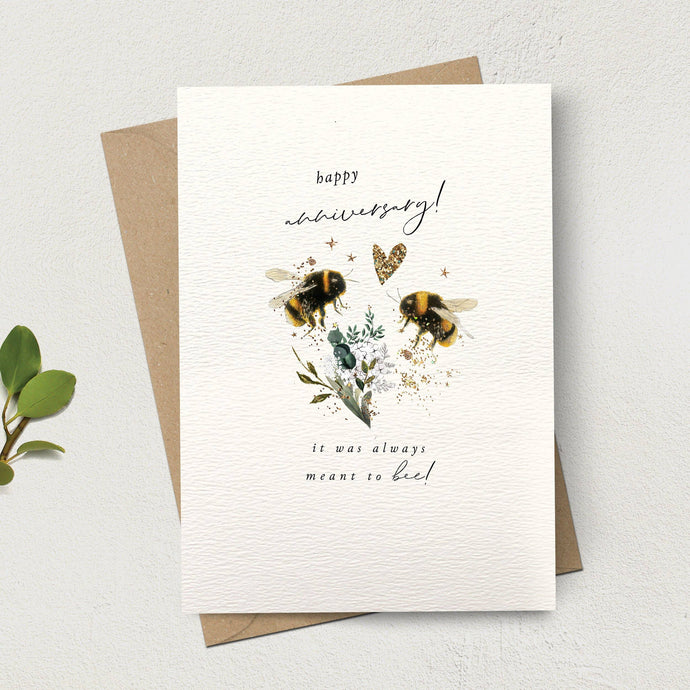 BEES ANNIVERSARY CARD