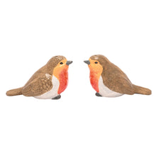 CERAMIC ROBIN SALT AND PEPPER POTS