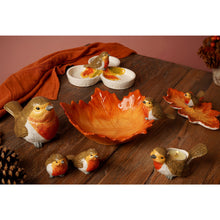 CERAMIC ROBIN SALT AND PEPPER POTS