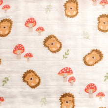 HEDGEHOG AND MUSHROOMS MUSLIN SET