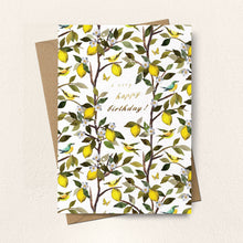 LEMON BIRTHDAY CARD