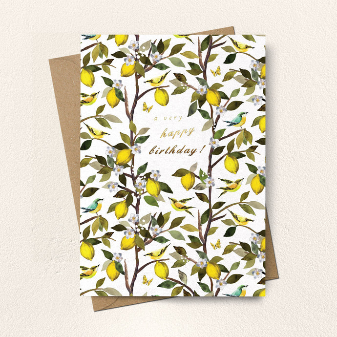 LEMON BIRTHDAY CARD