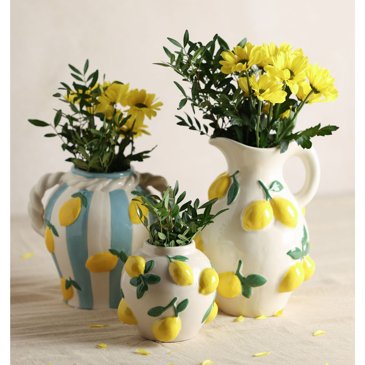 CERAMIC LEMON JUG