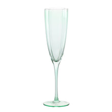TEAL CHAMPAGNE FLUTES