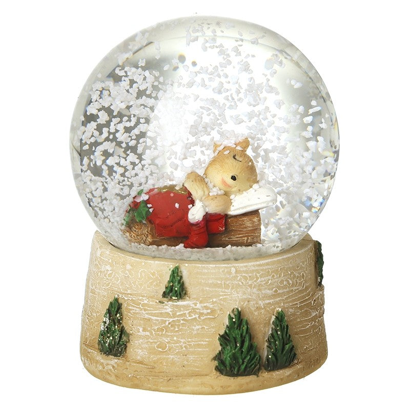 SLEEPING MOUSE SNOWGLOBE