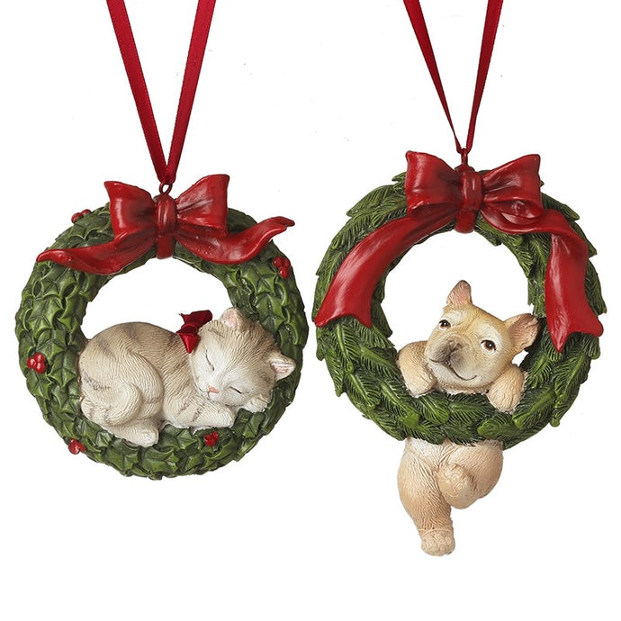 HANGING CAT OR DOG WREATH