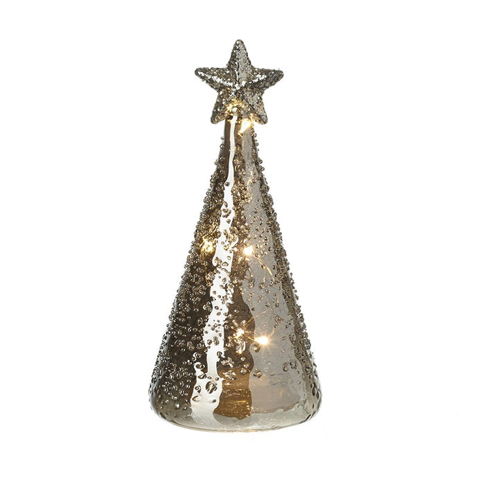 SMALL LED GLASS TREE