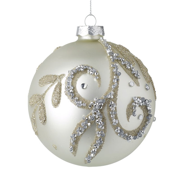 JEWELLED GLASS BAUBLE