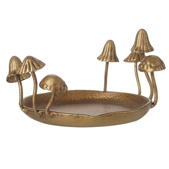 GOLD MUSHROOM TRAY