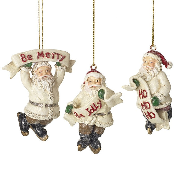 TRADITIONAL HANGING SANTA DECORATION