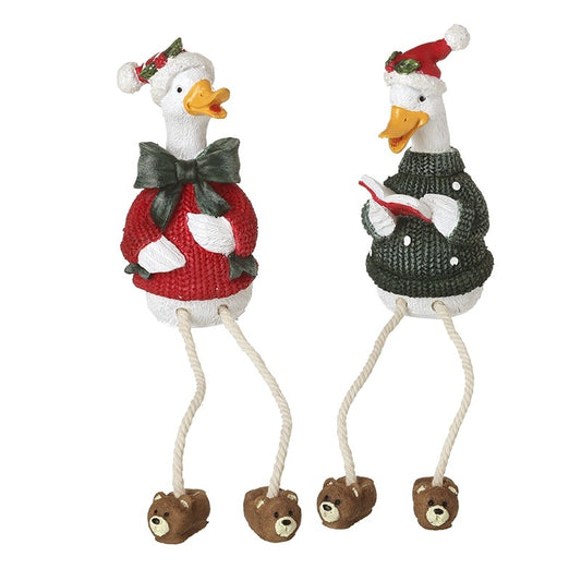 SITTING FESTIVE GOOSE