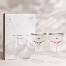 THE PERFECT PAIR CHAMPAGNE SAUCERS