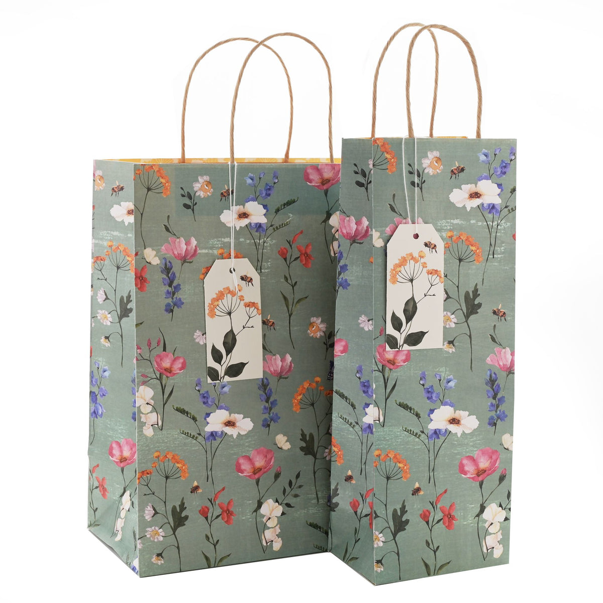 FLORAL BOTTLE BAG