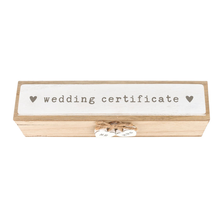 WEDDING CERTIFICATE HOLDER