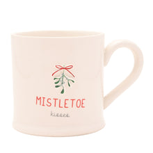 MISTLETOE KISSES EMBOSSED MUG