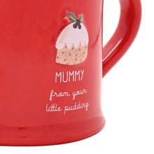 MUMMY CHRISTMAS PUDDING EMBOSSED MUG