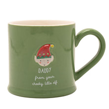 DADDY ELF EMBOSSED MUG