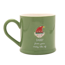 DADDY ELF EMBOSSED MUG