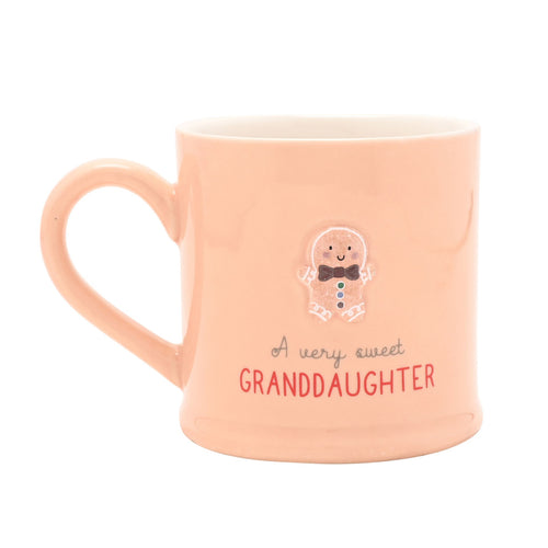 GRANDDAUGHTER EMBOSSED MUG