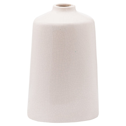 IVORY CRACKLE MEDIUM VASE