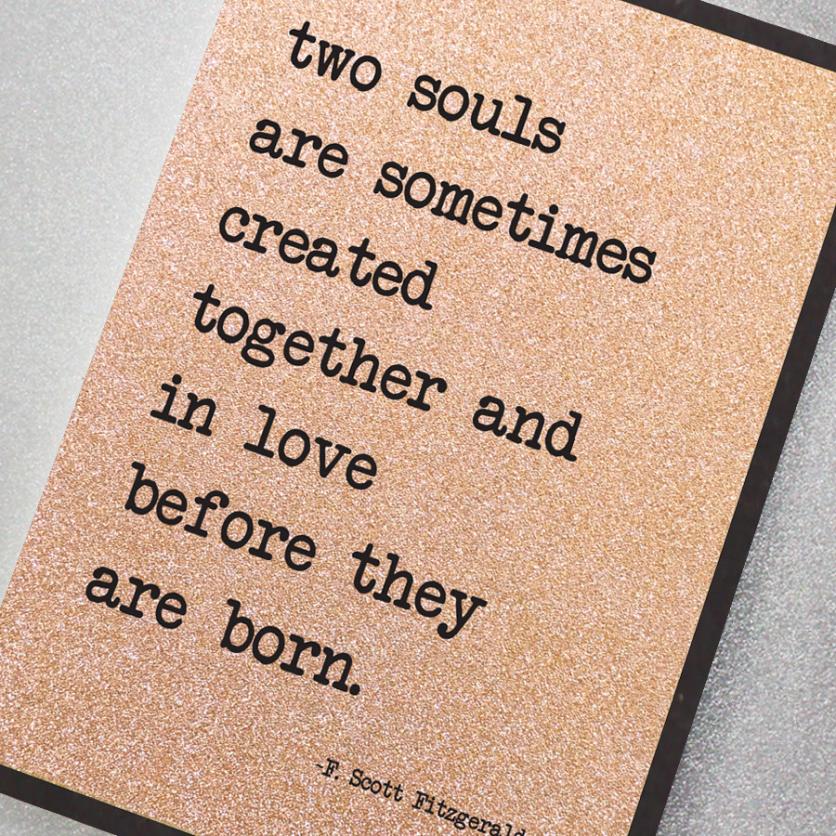 TWO SOULS ARE SOMETIMES CREATED TOGETHER