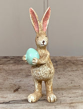 STANDING BUNNY WITH GREEN EGG