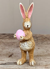 STANDING BUNNY WITH PINK EGG
