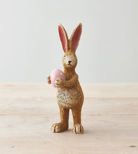 STANDING BUNNY WITH PINK EGG