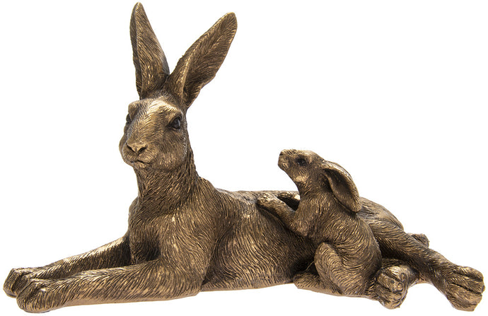 HARE WITH BABY ORNAMENT