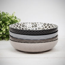 LARGE ORNATE CERAMIC BOWL