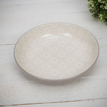 LARGE ORNATE CERAMIC BOWL