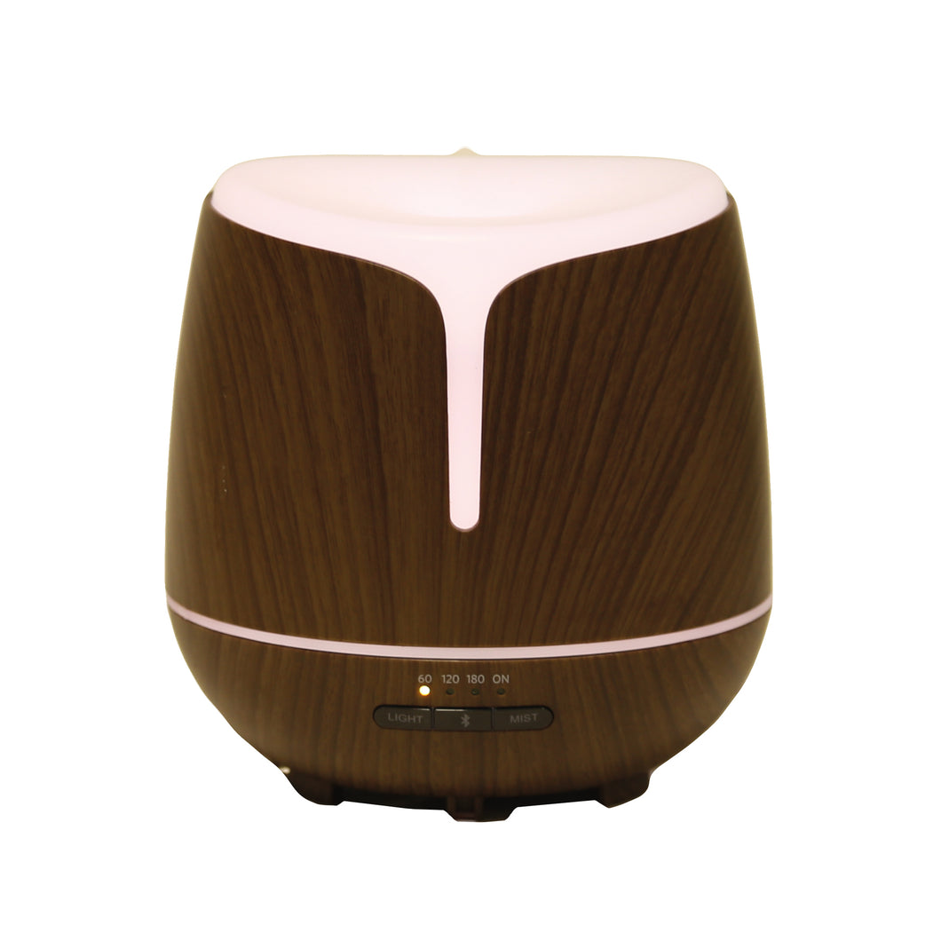 WOOD EFFECT ELECTRIC AROMA DIFFUSER WITH BLUETOOTH MUSIC MODE