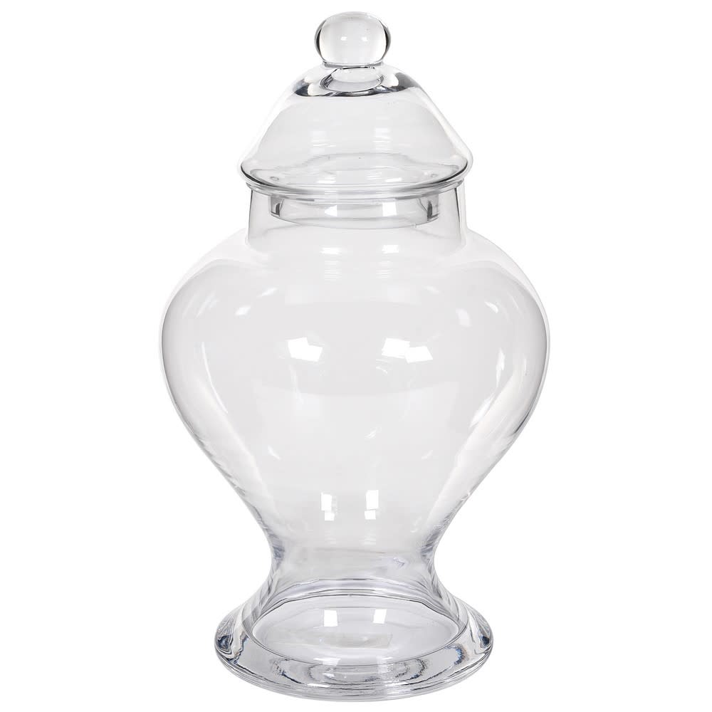 GLASS GINGER JAR - SMALL