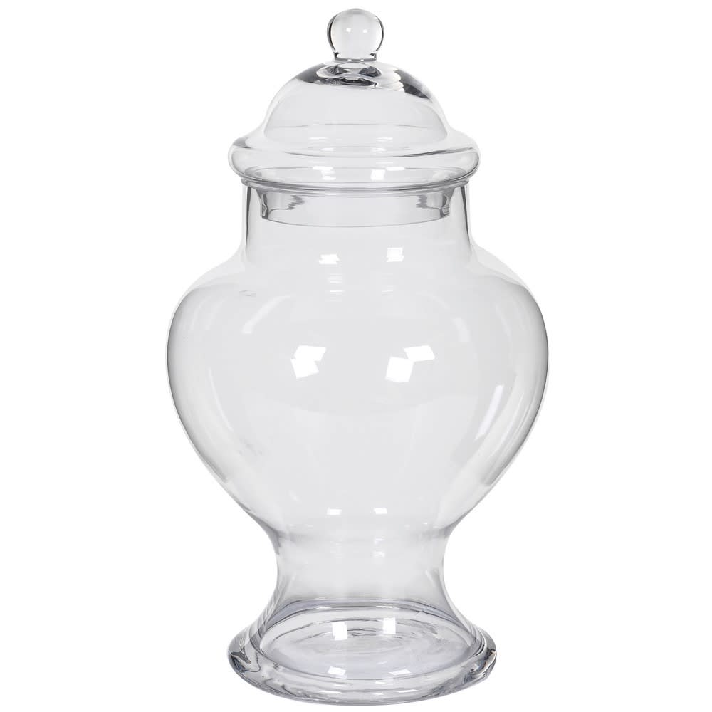 GLASS GINGER JAR